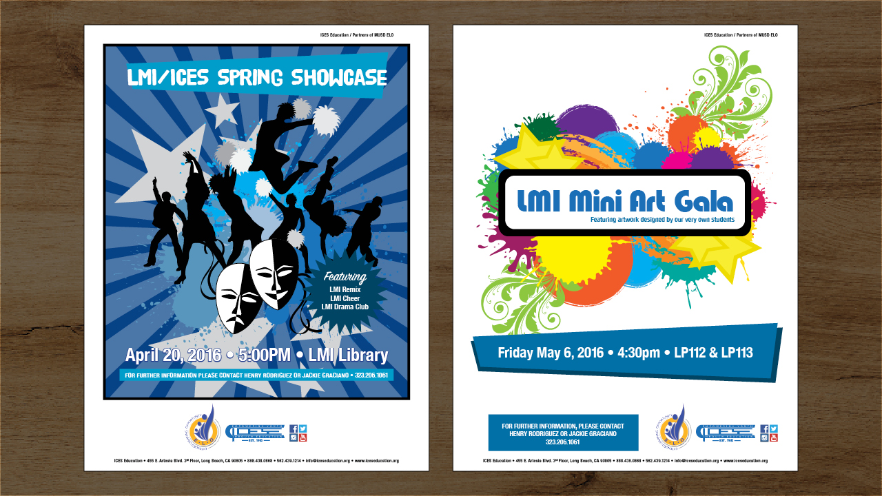 ICES Education Flyer Designs II