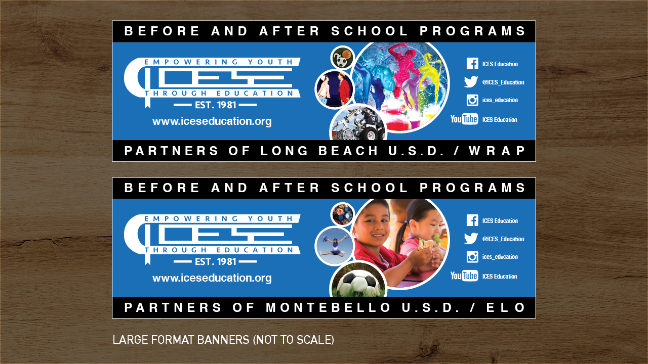 ICES Education Large Format Banners