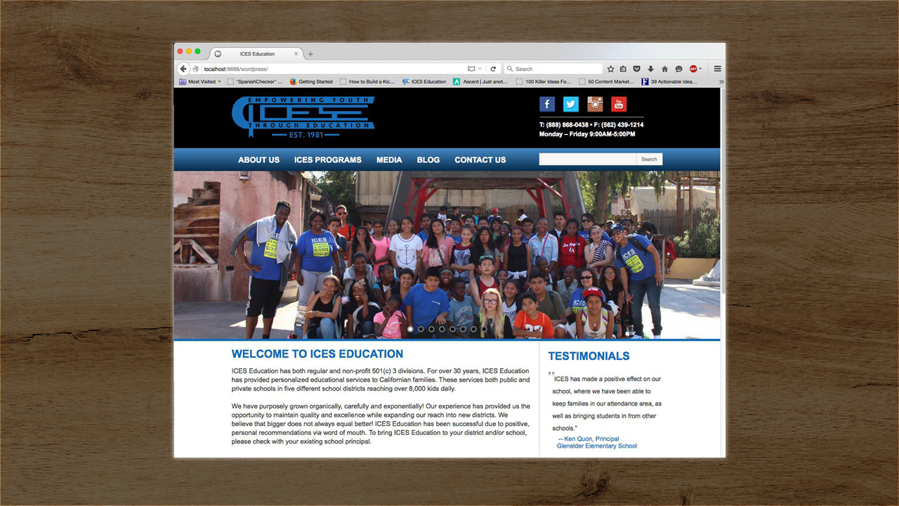 ICES Education 2015-2016 Website I